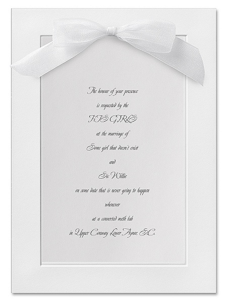 wedding invite