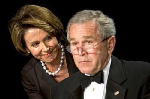pelosi-and-bush