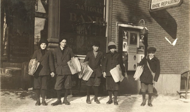 newspaper boys newspaper boys