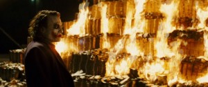 ledger burning money