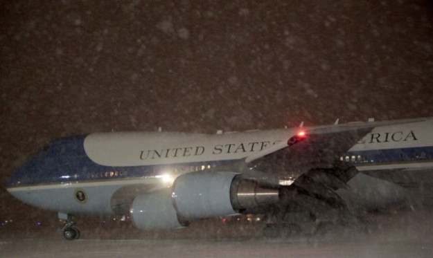 air force one snowstorm m