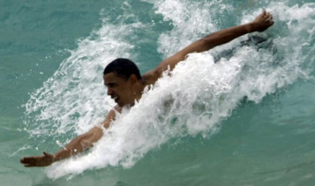 obama bodysurfing obama bodysurfing