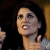 Nikki Haley thumbs up Nikki Haley thumbs up
