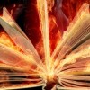 burning book