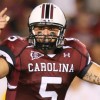 South Carolina quarterback Stephen Garcia is seen during action against Southern Mississippi on Thursday, Sept. 2, 2010 in Columbia, S.C. (Travis Bell/Sideline Carolina)