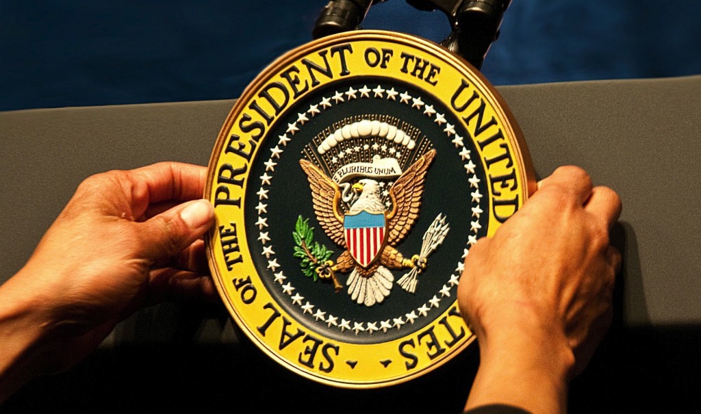 obama podium