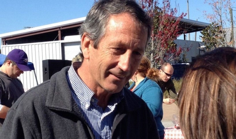 mark sanford campaigns in wrong district